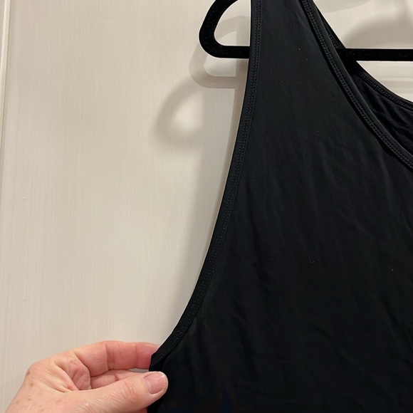 EUC Simple black midi length fully lined sleeveless dress from Helmut Lang - Picture 10 of 13